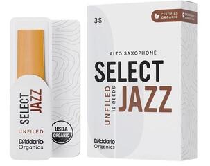Alto Saxophone Reed D'Addario-Woodwinds Organic Select Jazz Unfiled 3S Alto Saxophone Reed - 1