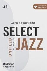 Alto Saxophone Reed D'Addario-Woodwinds Organic Select Jazz Unfiled 3S Alto Saxophone Reed - 2