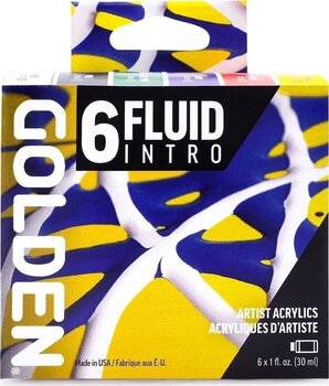 Akrilna boja Golden Artist Colors Fluid Intro Set akrilnih boja 6 x 30 ml - 4