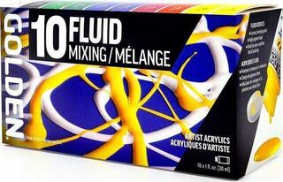 Peinture acrylique Golden Artist Colors Fluid Mixing Ensemble de peintures acryliques 10 x 30 ml - 4