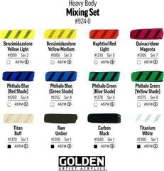 Peinture acrylique Golden Artist Colors Heavy Body Mixing Ensemble de peintures acryliques 12 x 22 ml - 2