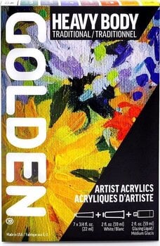 Culoare acrilică Golden Artist Colors Heavy Body Traditional Set de vopsele acrilice 7 x 22 ml - 4