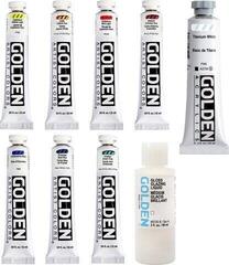 Peinture acrylique Golden Artist Colors Heavy Body Traditional Ensemble de peintures acryliques 7 x 22 ml - 1