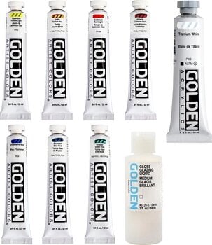 Culoare acrilică Golden Artist Colors Heavy Body Traditional Set de vopsele acrilice 7 x 22 ml - 2