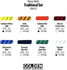 Peinture acrylique Golden Artist Colors Heavy Body Traditional Ensemble de peintures acryliques 7 x 22 ml - 2