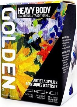 Culoare acrilică Golden Artist Colors Heavy Body Traditional Set de vopsele acrilice 7 x 22 ml - 5