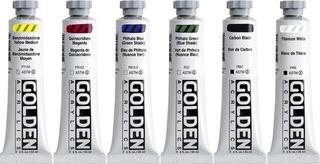 Acrylic Paint Golden Artist Colors Heavy Body Essentials Set of Acrylic Paints 6 x 59 ml - 1