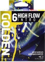 Peinture acrylique Golden Artist Colors High Flow Intro Ensemble de peintures acryliques 6 x 30 ml - 3