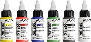 Peinture acrylique Golden Artist Colors High Flow Intro Ensemble de peintures acryliques 6 x 30 ml - 1