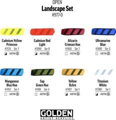 Akrilna barva Golden Artist Colors Open Landscape Set akrilnih barv 7 x 22 ml - 2