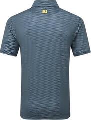 Polo-Shirt Footjoy Wiggle Print Lisle Mens Navy/Grey/White - 1