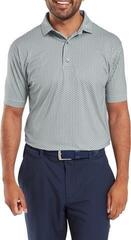 Polo košile Footjoy Houndstooth Geo Lisle Mens Grey - 3