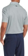 Polo košile Footjoy Houndstooth Geo Lisle Mens Grey - 4