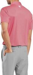 Polo košile Footjoy Houndstooth Geo Lisle Mens Hibiscus - 4