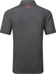 Poloshirt Footjoy Irongate Print Lisle Mens Black/White - 1