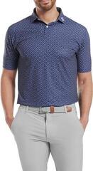 Polo košile Footjoy Bounce Print Pique Mens Dark Denim - 3