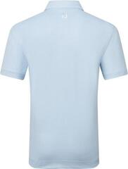 Polo majica Footjoy Etched Texture Print Lisle Mens Skyway - 1