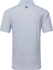 Tricou polo Footjoy Irongate Print Lisle Mens White/Navy - 1