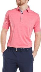 Tricou polo Footjoy Heather Lisle with Trim Mens Pink Lemonade Heather - 3