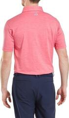 Tricou polo Footjoy Heather Lisle with Trim Mens Pink Lemonade Heather - 4