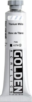 Akrylmaling Golden Artist Colors Heavy Body Akrylmaling Titanium White 59 ml 1 Stk. - 3