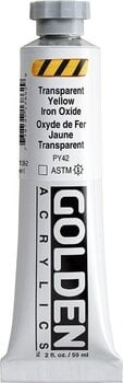 Akrilna boja Golden Artist Colors Heavy Body Akrilna boja Transparent Yellow Iron Oxide 59 ml 1 kom - 3