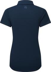Polo košile Footjoy Jacquard SS Shirt Womens Navy - 1