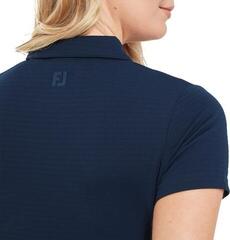 Polo košile Footjoy Jacquard SS Shirt Womens Navy - 2