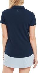 Polo košile Footjoy Jacquard SS Shirt Womens Navy - 4