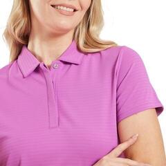 Polo košile Footjoy Jacquard SS Shirt Womens Berry - 2