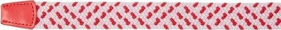 Pásek Footjoy Braided Black/White/Berry Long UNI Pásek - 4
