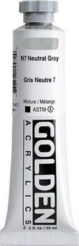 Akrilna boja Golden Artist Colors Heavy Body Akrilna boja N7 Neutral Gray 59 ml 1 kom - 3