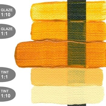 Akrylová barva Golden Artist Colors Heavy Body Akrylová barva India Yellow Hue 59 ml 1 ks - 2