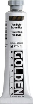 Akrilna boja Golden Artist Colors Heavy Body Akrilna boja Van Dyke Brown Hue 59 ml 1 kom - 3