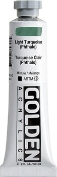 Akrilna boja Golden Artist Colors Heavy Body Akrilna boja Light Turquoise (Phthalo) 59 ml 1 kom - 3