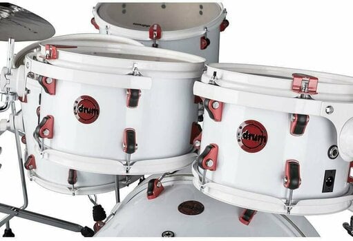 Akustická bicí souprava DDRUM Hybrid 6 Acoustic/Trigger White - 2