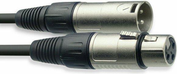 Câble pour microphone Stagg SMC3 Noir 3 m - 2
