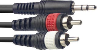 Audio kábel Stagg SYC3/MPS2CM E 3 m Audio kábel - 1