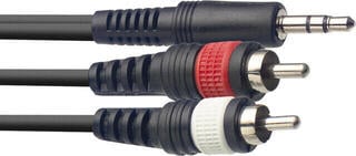Audiokabel Stagg SYC1/MPS2CM E 1 m Audiokabel - 1