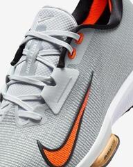 Men's golf shoes Nike Infinity Tour 2 Unisex Pure Platinum/White/Safety Orange - 3