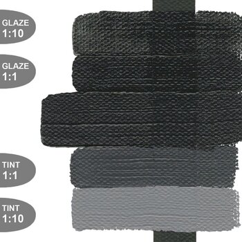 Akrilna boja Golden Artist Colors Heavy Body Akrilna boja Carbon Black 59 ml 1 kom - 2