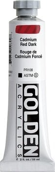 Akrylová barva Golden Artist Colors Heavy Body Akrylová barva Cadmium Red Dark 59 ml 1 ks - 3