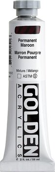 Pintura acrílica Golden Artist Colors Heavy Body Acrylic Paint Permanent Maroon 59 ml 1 ud. - 3
