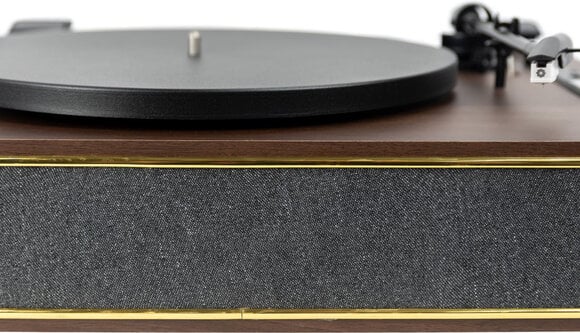 Predvajalnik Latone Retro Record Player with Dust Cover Brown Predvajalnik - 6