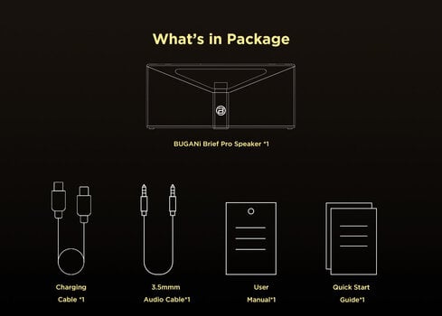 Portable Lautsprecher BUGANi Brief Pro Black Rock Portable Lautsprecher - 6