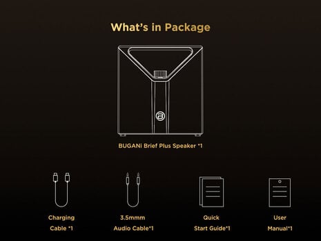 Portable Speaker BUGANi Brief Plus Gunmetal Portable Speaker (Just unboxed) - 5