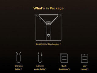 Kolumny przenośne BUGANi Brief Plus Champagne Gold Kolumny przenośne - 4