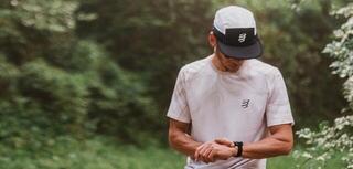 Σκουφάκια Τρεξίματος Compressport 5 Panel Light White/Black Σκούφος - 5