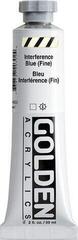 Akrilna barva Golden Artist Colors Heavy Body Akrilna barva Interference Blue (Fin) 59 ml 1 kos - 2