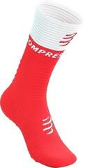 Șosete pentru alergre
 Compressport Mid Compression V2.0 Fluo Red/White/Crew Socks - 3